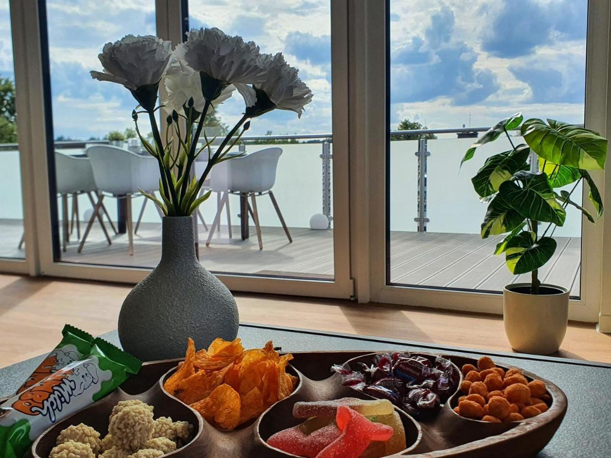 Penthouse Mit Whirlpool Im Herzen Von Niedersachsen Burgwedel  Exterior foto